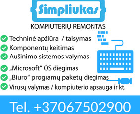 Buitinės paslaugos - Simpliukas - maža elektronika, mažas servisas (Klaipėda) - 2