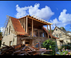 Stogo darbai, senų renovacija, naujų statyba. / Stogų dengimas, remontas / Darbų pavyzdys ID 4321579