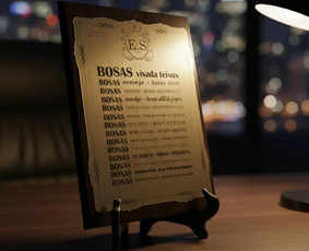 Interjeras, baldai - Informaciniu lenteliu ir namo numeriu gamyba - 3