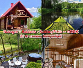 Baidarių nuoma - Baidarių nuoma Baltąja Ančia - sodyba, stovyklavietė, pirtis - 2