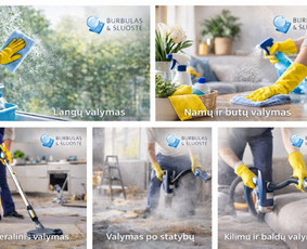 Baldų valymas - Burbuliuojame &scaron;varą kiekvienuose namuose! - 1