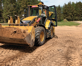 Buldozerio nuoma - Mini eskavatoriu krautuvu račioko bobcat nuoma - 2