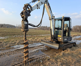 Statybos darbai - Bobcat mini krautuvo Mini Ekskavatoriaus paslagos - 4