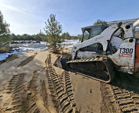 Statybos darbai - Bobcat mini krautuvo Mini Ekskavatoriaus paslagos - 3