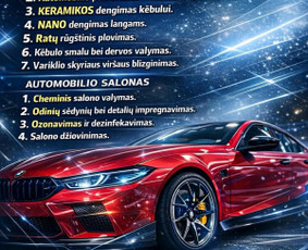 Automobilių plovyklos - Cheminis automobilio valymas, poliravimas. Nano dangos ir kt - 1