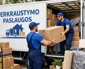 Statybinių atliekų i&scaron;vežimas - Transporto paslaugos furgonu su liftu kraustymas Mažeikiai - 1