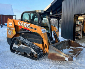 Statybinės technikos nuoma - Vik&scaron;rinio mini krautuvo nuoma su operatoriumi - 1