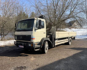 Statybinės technikos nuoma - Krovinių vežimas sunkvežimiu su manipuliatoriumi - 2