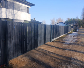 Montuojam segmentines ir metaliniu tvoralenčių tvoras / Arvydas / Darbų pavyzdys ID 4323219