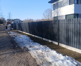 Tvoros, vartai, montavimas - Montuojam segmentines ir metaliniu tvoralenčių tvoras - 1