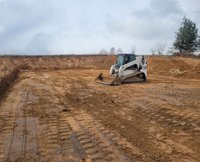 Žemės kasimas, lyginimas - Bobcat mini krautuvo Mini Ekskavatoriaus paslagos - 4