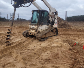 Žemės kasimas, lyginimas - Bobcat mini krautuvo Mini Ekskavatoriaus paslagos - 3