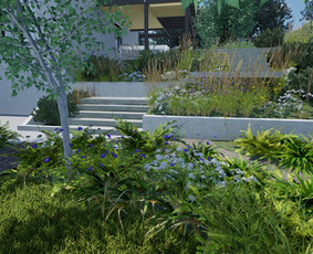 Alpinariumų, gėlynų įrengimas - Privačių kiemų projektavimas, apželdinimo planai ir 3D - 2