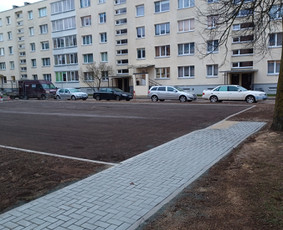 Statybos, apdaila - Sklypų valymas, pagrindų, vejos įrengimas,trinkelių klojimas - 2