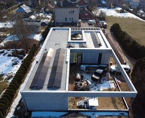 Plokščių Stogų Dengimas Pvc, Epdm ir bitumine Danga / Tvirti stogai / Darbų pavyzdys ID 4324537