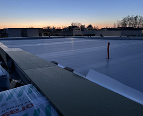 Plokščių Stogų Dengimas Pvc, Epdm ir bitumine Danga / Tvirti stogai / Darbų pavyzdys ID 4324547
