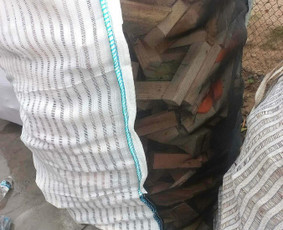 Malkos: gamyba, pristatymas - Malkos maisuose su vinimis - 2