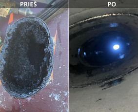 Kaminai, kaminų įdėklai, valymas - Kaminų valymas be dulkių - 1