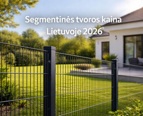 Statybos, apdaila - Tvoros - Vartai - Varteliai - vartų automatika, montavimas - 3