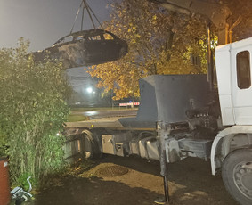 Automobilių pervežimas, transportavimas - Fiskaras, Tralas Su Kranu,krovinių Pervežimas 24/7 - 1