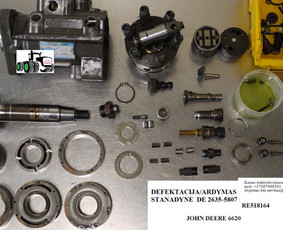 Variklių remontas - John Deere 6620 kuro siurblys Stanadyne Remontas - 1
