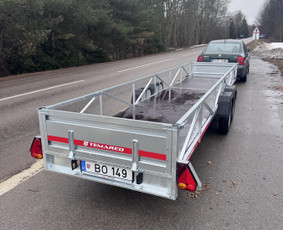 Statybos, apdaila - 6 metrų priekabos nuomą B kategorija klaipedoje - 1