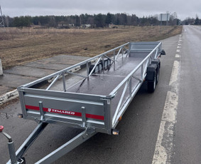 Statybos, apdaila - 6 metrų priekabos nuomą B kategorija klaipedoje - 3