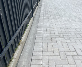 Drenažo įrengimas - Trinkeliu klojimas - 3