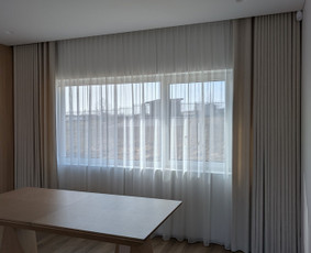 Užuolaidų / romanečių siuvimas, bėgelių montavimas. / MB Tekstela / Darbų pavyzdys ID 4327195
