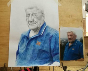 Dailininkai - Portretų pie&scaron;imas pie&scaron;tuku - 3