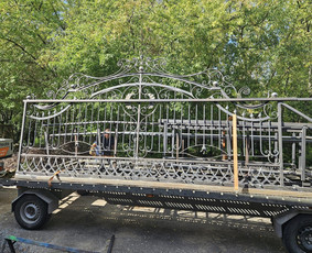 Laiptų turėklai - Metalinių kalvi&scaron;kų turėklų ir vartų gamyba Tel&scaron;iuose - 4