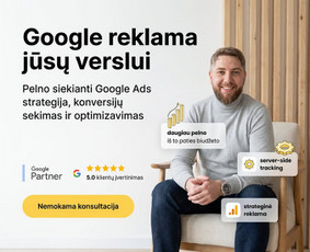 Reklamos paslaugos - Google reklama Lietuvos ir užsienio projektams - 3