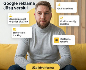 Reklamos paslaugos - Google reklama Lietuvos ir užsienio projektams - 2