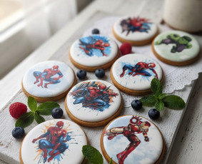 Tortai, desertai - Meduoliniai sausainiai su spauda - 4