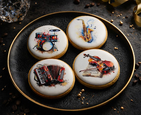 Tortai, desertai - Meduoliniai sausainiai su spauda - 1