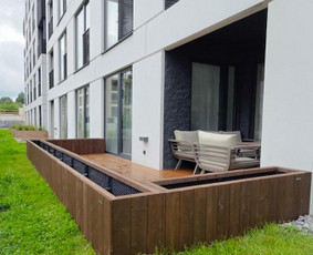 Medžio darbai, staliai - Vazonai terasoms pagal individualius i&scaron;matavimus - 1