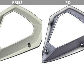 3D paviršių atkūrimas arba perbraižymas į CAD