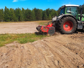 Medžių genėjimas, pjovimas - Apleistų sklypų tvarkymas Giluminis kelmų frezavimas - 2