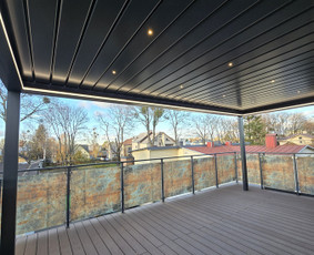 Roletai, žaliuzės, romanetės - Pergolės. Visų rū&scaron;ių fasado žaliuzės. Medinės žaliuzės - 2