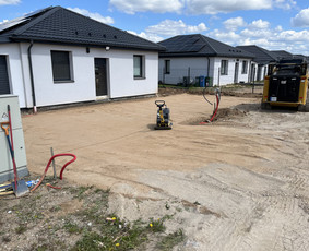 Trinkelių klojimas - Trinkeliu pagrindai frezuotas asfaltas keliu taisymas - 4