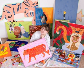 Piešimas/tapymas ant sienų, murals, piešimas ant stiklo / Samanta Lukauskaitė / Darbų pavyzdys ID 4329213