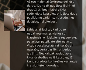 Apranga, papuo&scaron;alai, aksesuarai - Asmenybės ir Įvaizdžio Dizainerė. Stilistė Brandmakerė - 1