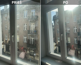 Langų valymas - &Scaron;varą jusu namams - 2