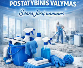 Valymas po statybos, remonto darbų - &Scaron;varą jusu namams - 1