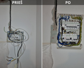Elektrikas, įvairūs elektros darbai-dideli/smulkūs darbai. / Gediminas / Darbų pavyzdys ID 4330325
