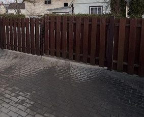Statybos, apdaila - Medinė tvora - 1