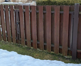 Statybos, apdaila - Medinė tvora - 3