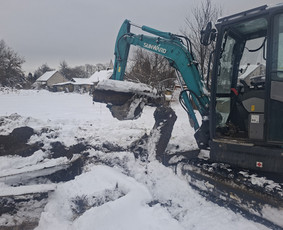 Žemės kasimas, lyginimas - Žemės kasimo darbai. Mini ekskavatoriaus paslaugos. - 3
