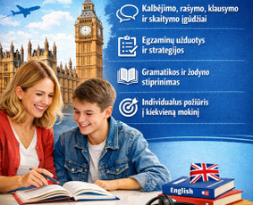 Mokinių ruo&scaron;imas anglų kalbos egzaminams - &Scaron;nekamosios ir verslo anglų kalbos pamokos - 1