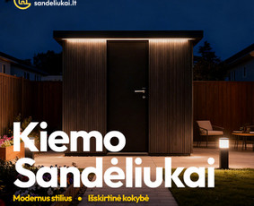 Medžio darbai, staliai - Sandėliukai - Mediniai ir skardiniai - 1